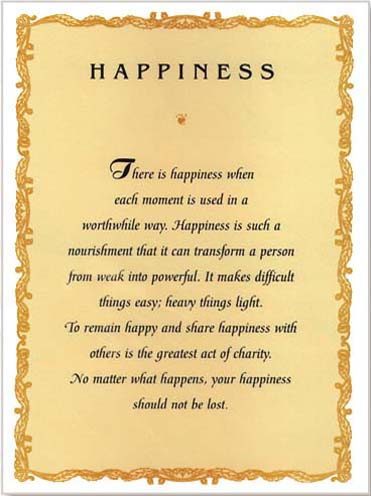 A4 HAPPINESS