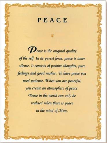 A4 PEACE