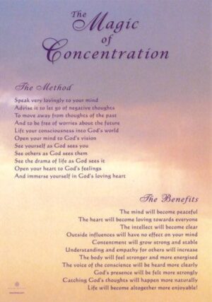The Magic of concentration A4